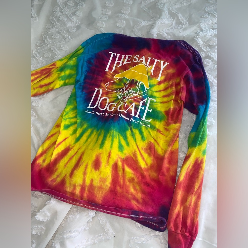 Tie Dye Salty Dog Cafe Tee